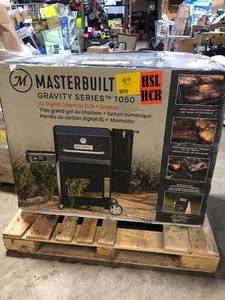 Masterbuilt Gravity Series 1050 Digital WiFi Charcoal Grill and Smoker in Black  Customer Returns See Picture