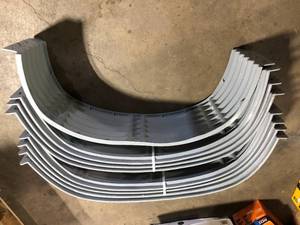 Lot of SHAPE PRODUCTS 37 in. W x 12 in. D x 12 in. H Straight Plastic Area Window Well Customer Returns See Picture