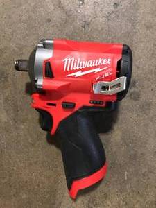 Milwaukee M12 FUEL 12V Lithium-Ion Brushless Cordless Stubby 12 in. Impact Wrench (Tool-Only) Customer Returns See Pictures