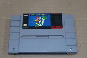 lot 99 image: Super Nintendo Game -Super Mario World