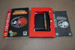 lot 111 image: Sega Genesis Game -Sonic & Knuckles