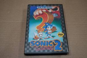 lot 114 image: Sega Genesis Game -Sonic The Hedgehog 2