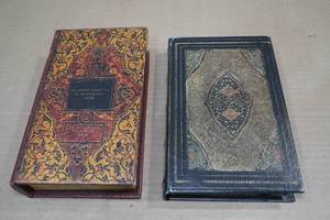 lot 137 image: 2 Faux Book Secret Storage Boxes