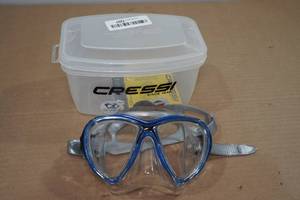 lot 147 image: Cressi Big Eyes Evolution Mask -ClearBlueBlack