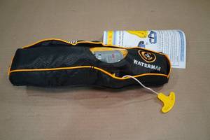 lot 153 image: US Coast Guard Approved Type III Belt Pack Inflatable PFD -Adult