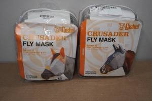 lot 162 image: 2 Cashel Crusader Fly Masks -Horse