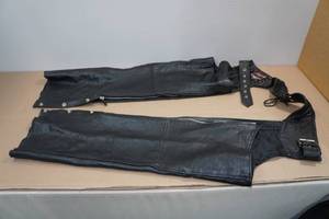 lot 213 image: Leather Chaps -Size Small