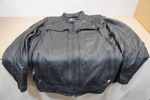 lot 232 image: Harley Davidson Leather Jacket -3XL