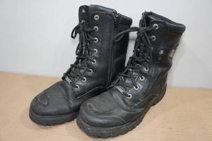 lot 233 image: Harley Davidson Motorcycle Boot-Size 10