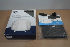 lot 294 image: Grill It 65 Gray Grill Cover with 59 Half Length Grill Cover