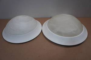 lot 296 image: 2 Dome Ceiling Lights