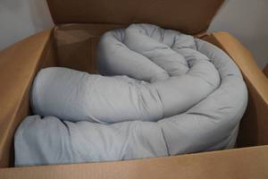 lot 49 image: Homemate Full Mattress Topper -Full, Gray