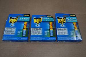 lot 55 image: 3 10-Packs Raid Fly Ribbons