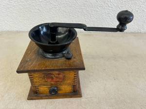 lot 2 image: Antique Coffee Grinder