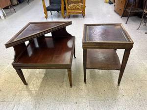 lot 42 image: Vintage Corner & Side Table