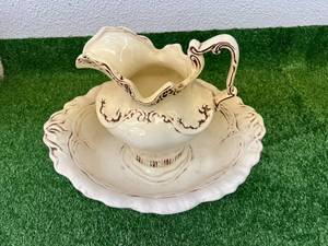 lot 57 image: Pitcher & Bowl