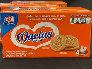 lot 18 image: AS 3 - Lot of 3 Gamesa Marias Cookies 19.7 oz (4 Packs)