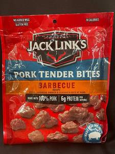 lot 19 image: AS 4 - Jack Links Pork Tender Bites Barbecue Recipe - 6 Bags