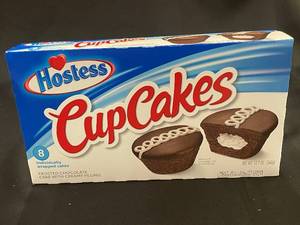 lot 24 image: AS 3 - Lot of 3 Boxes Hostess CupCakes Frosted Chocolate with Creamy Filling