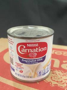 lot 25 image: CT 2 - Nestle Carnation Evaporated Milk - 24 Cans (5 fl oz each)