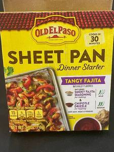 lot 26 image: CO 2 - Old El Paso Sheet Pan Dinner Starter - Tangy Fajita, 10-Pack