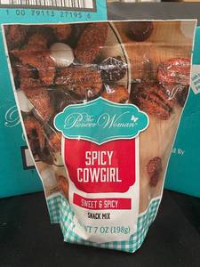 lot 28 image: The Pioneer Woman Spicy Cowgirl Snack Mix 8 x 7oz