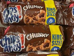 lot 76 image: ID 2 - Lot of 12 Chips Ahoy Chunky King Size Cookies