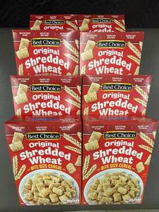 lot 269 image: Lot of 8 Boxes Best Choice Original Shredded Wheat Bite Size Cereal