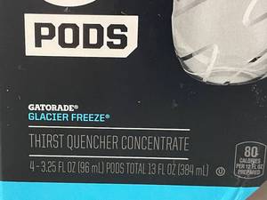 lot 354 image: IA 4 - Gatorade GX Pods Glacier Freeze 4-Pack
