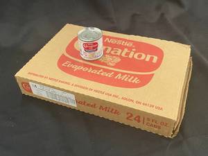 lot 495 image: CT 2 - Nestle Carnation Evaporated Milk - 24 Cans (5 fl oz each)