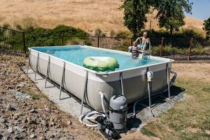 lot 1 image: NEW Kona Pool - 17 X 30 X 52 Tall MSRP $9,965.99