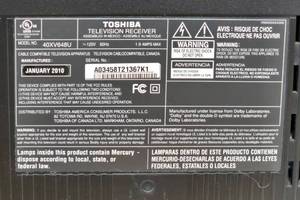 lot 41 image: 40 Toshiba Flatscreen Television