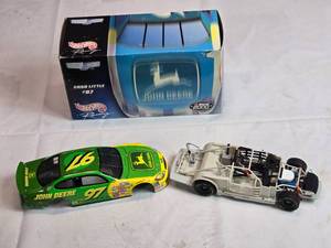 lot 71 image: Hot Wheels Racing Chad Little #97 John Deere Die-Cast NASCAR Model