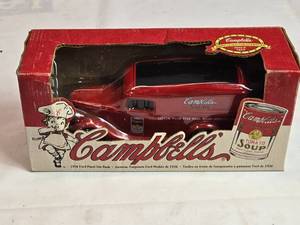 lot 87 image: 1936 Ford Panel Van Bank Campbells Soup Edition