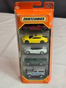 lot 134 image: Matchbox Autobahn Express 5-Pack by Mattel