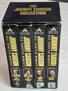lot 147 image: The Johnny Carson Collection VHS Set by Buena Vista Home Video