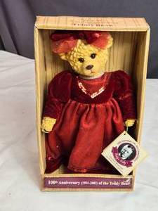 lot 162 image: Limited Edition 100th Anniversary Teddy Bear Figurine Celebrate the 100th anniversary of the Teddy Bear