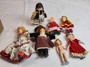 lot 170 image: Assorted Small Dolls - Various Makers