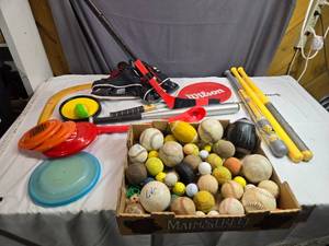 lot 175 image: Large Assortment of Sports Equipment - Mixed Lot