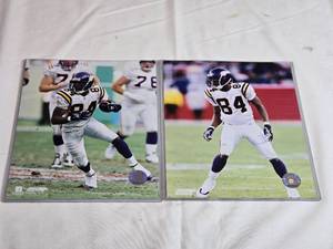 lot 199 image: Lot of 2 Randy Moss Photos