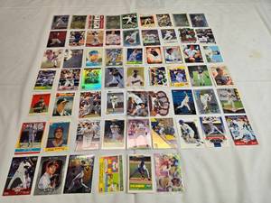 lot 207 image: Lot of 60 MLB Stars Cards Including Barry Bonds, Jose Canseco, Greg Maddux, Fernando Tatis Jr and More