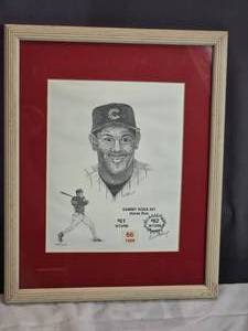 lot 217 image: Numbered Pencil Art of Sammy Sosa 143800