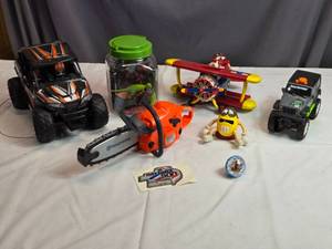 lot 234 image: Toy Truck (No Controller), Dinosaurs, Chainsaw and More