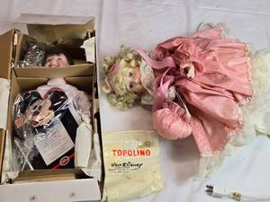 lot 235 image: Disney World Boy Doll and other Doll