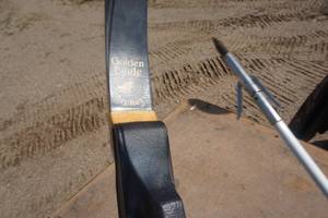 lot 51 image: Golden Eagle Archery Compound Bow With AMS Bow Fishing Reel and String