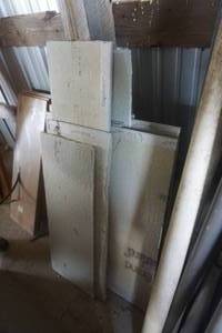 lot 100 image: Lot of Perma Board Cement Board In Assorted Sizes