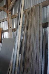 lot 101 image: Large Lot of Fiber Board Deck Railing and PVC Conduit