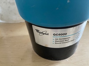 lot 146 image: Whirlpool Brand 34 hp Kitchen Sink Garbage Disposal