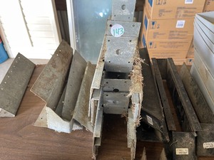 lot 143 image: Lot of Joist Hangers In Assorted Sizes