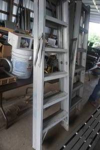 lot 162 image: Folding Aluminum Step Ladder